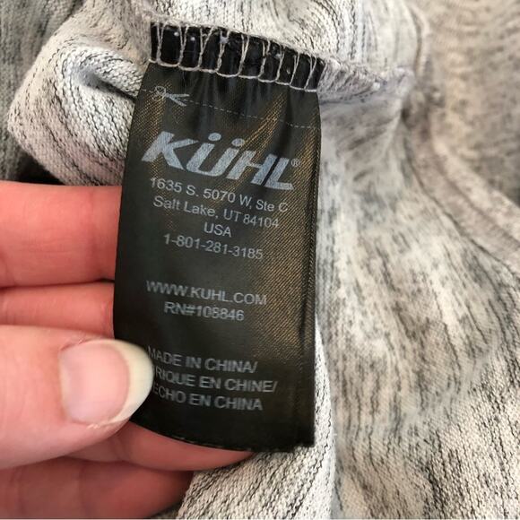 Kuhl gray turtleneck cowl neck knit top size Extra Small - Picture 12 of 16